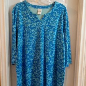 women's blair 3/4 sleeves top 2XL